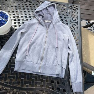 Gray Zip Up Hoodie